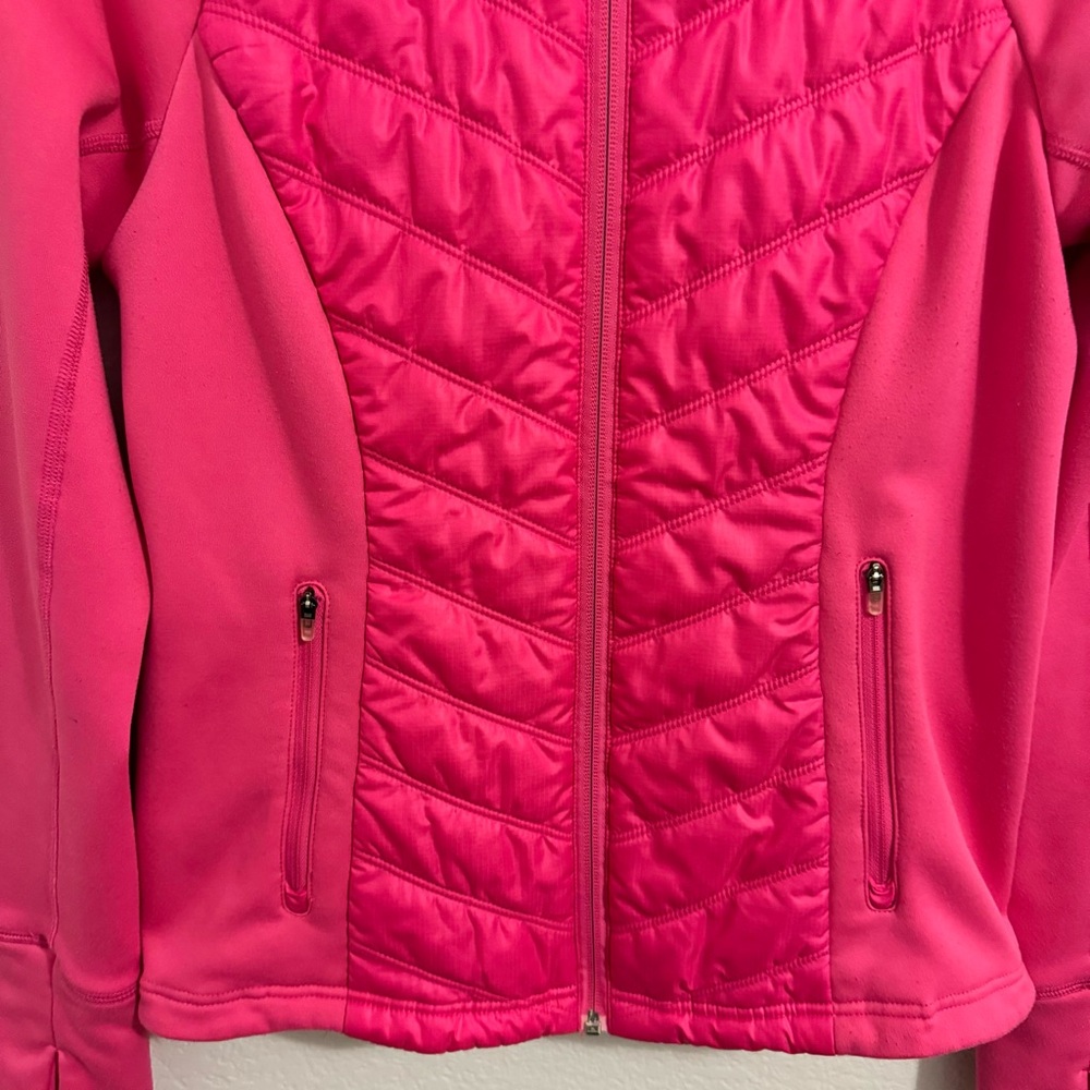 Zella Pink Light Athletic Insulated Zip Up Jacket. Size Women’s Small. - Picture 4 of 17